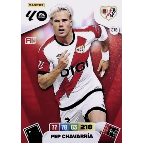 Cromo Pep Chavarria Rayo Vallecano #278