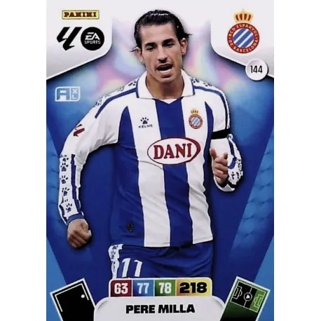 Cromo Pere Milla Espanyol #144