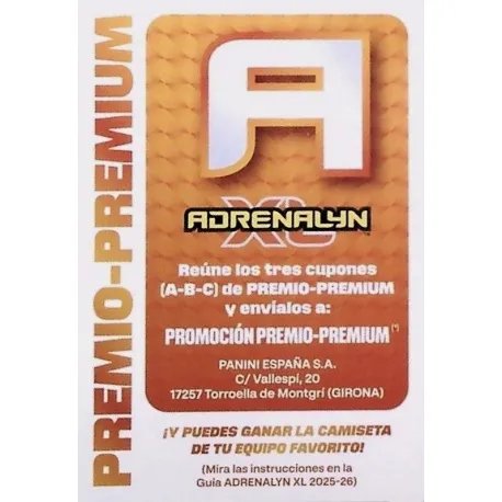 Cromo Premio A