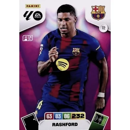 Cromo Rashford Barcelona #72