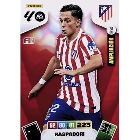 Cromo Raspadori (Ampliación) Atlético Madrid #51 bis