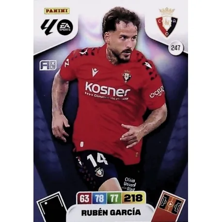 Cromo Rubén García Osasuna #247