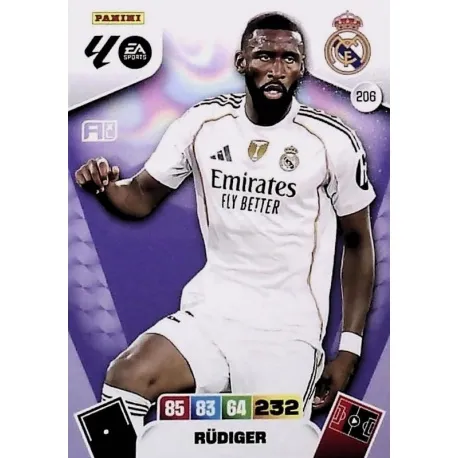 Cromo Rüdiger Real Madrid #206