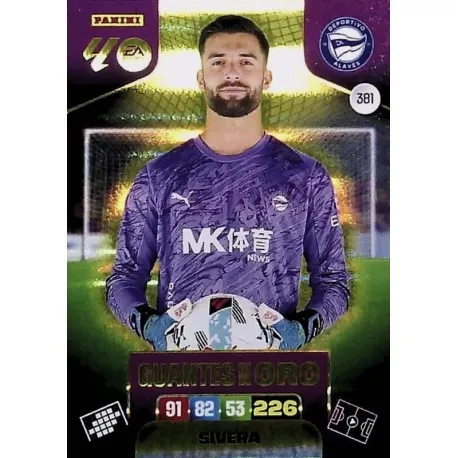 Cromo Sivera (Guantes de Oro) Alavés #381
