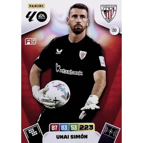Cromo Unai Simón Athletic Club #20