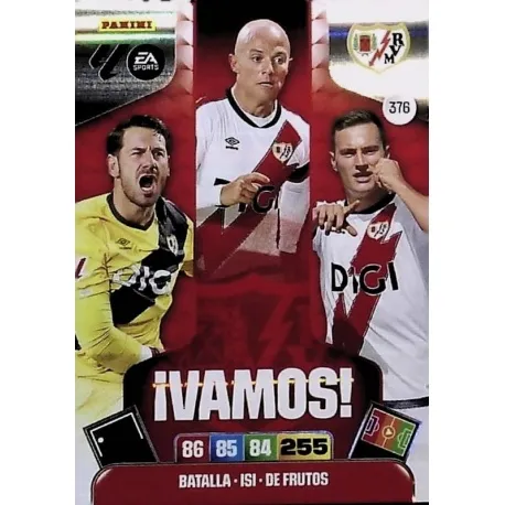 Cromo ¡Vamos! Rayo Vallecano #375