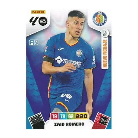 Cromo Zaid Romero (Nuevo Fichaje) Getafe #152 bis